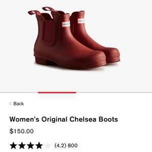 Hunter chelsea boots